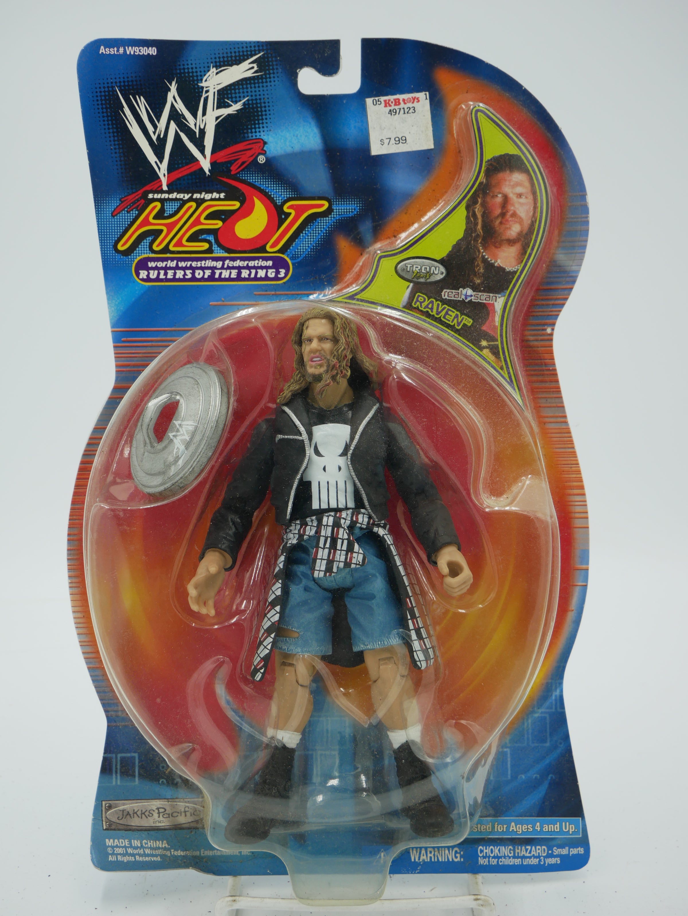 WWF - Sunday Night Heat Rulers of the Ring Series 3 Raven Figure