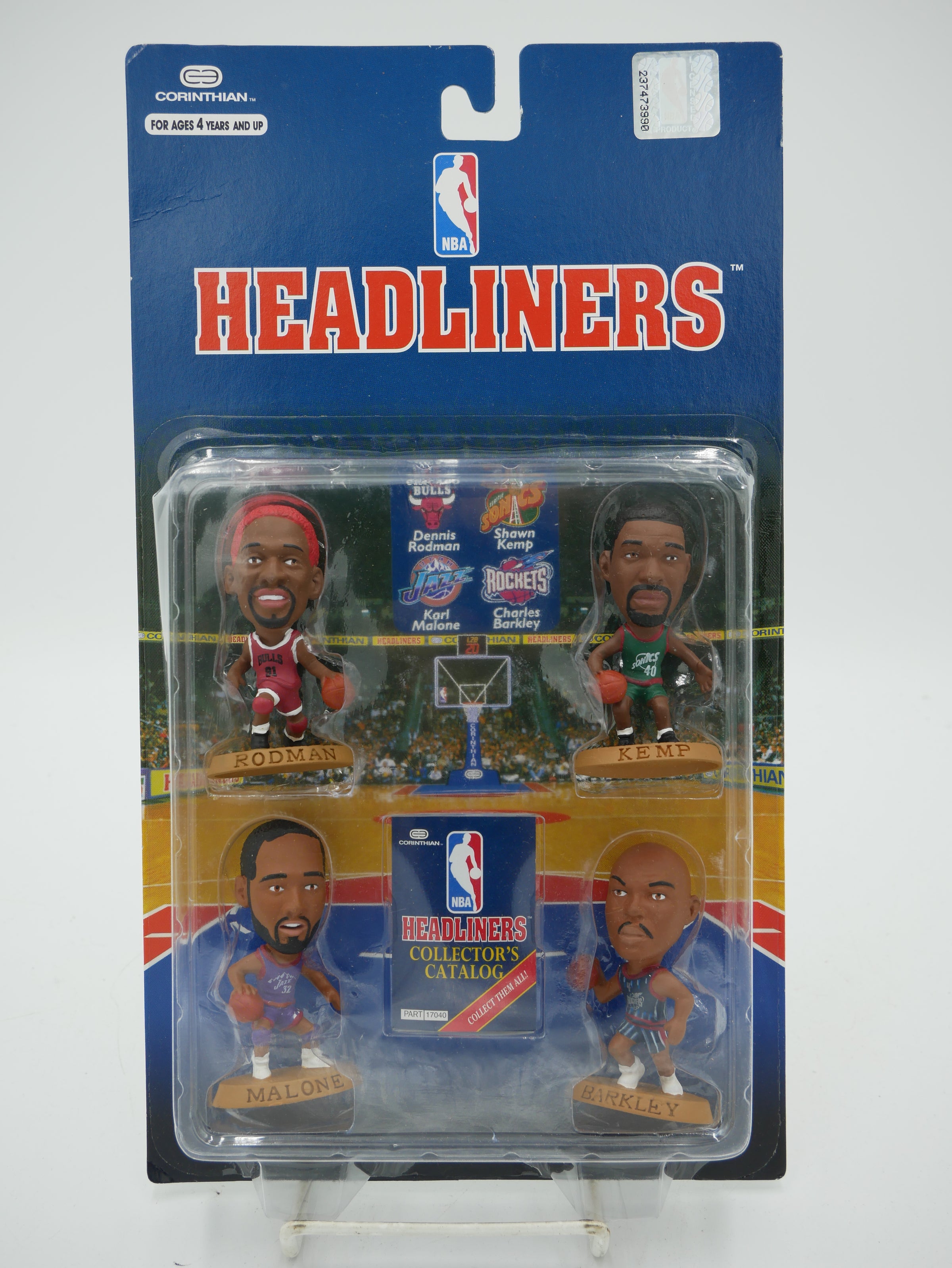 NBA Headliners Rodman, Kemp, Malone, Barkley 4 Pack – Corinthian