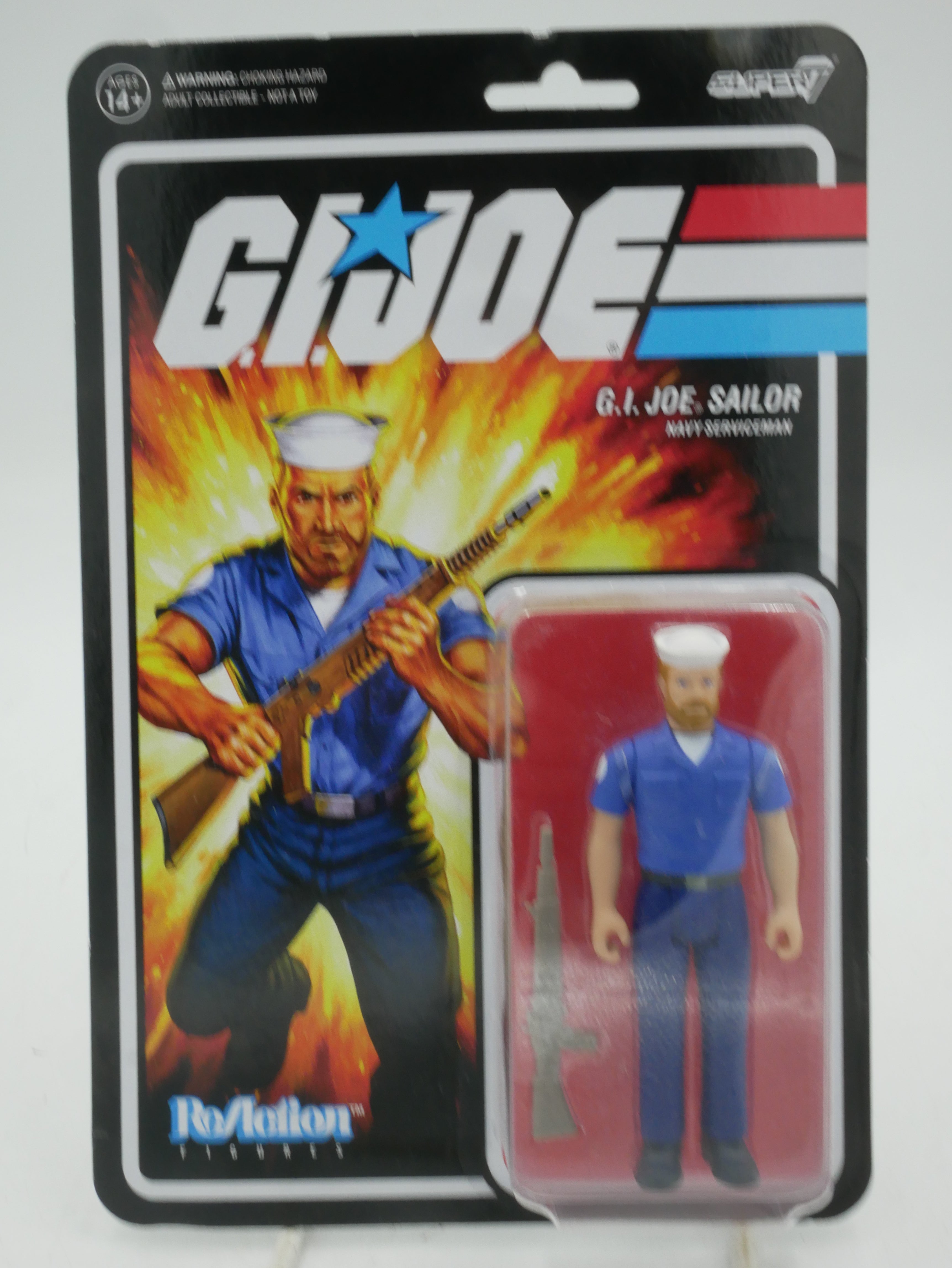 GI Joe - Sailor (Navy Serviceman) Reaction Figure - Super7 | The