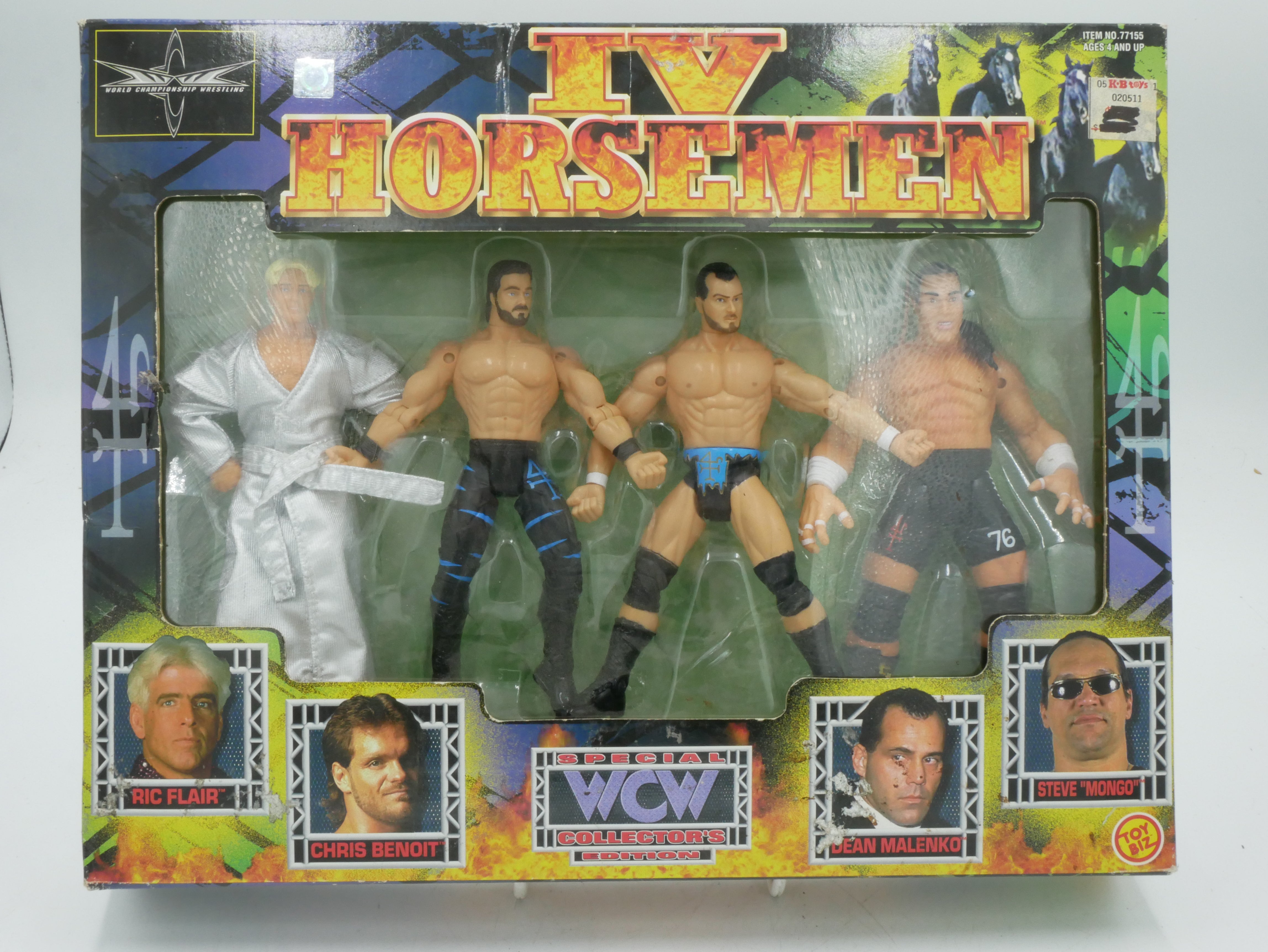 【WCW】Ⅳ　HORSEMEN　フィギュア WCW Wrestling Action Figure Toy 1999 ToyBiz Chris Benoit IV