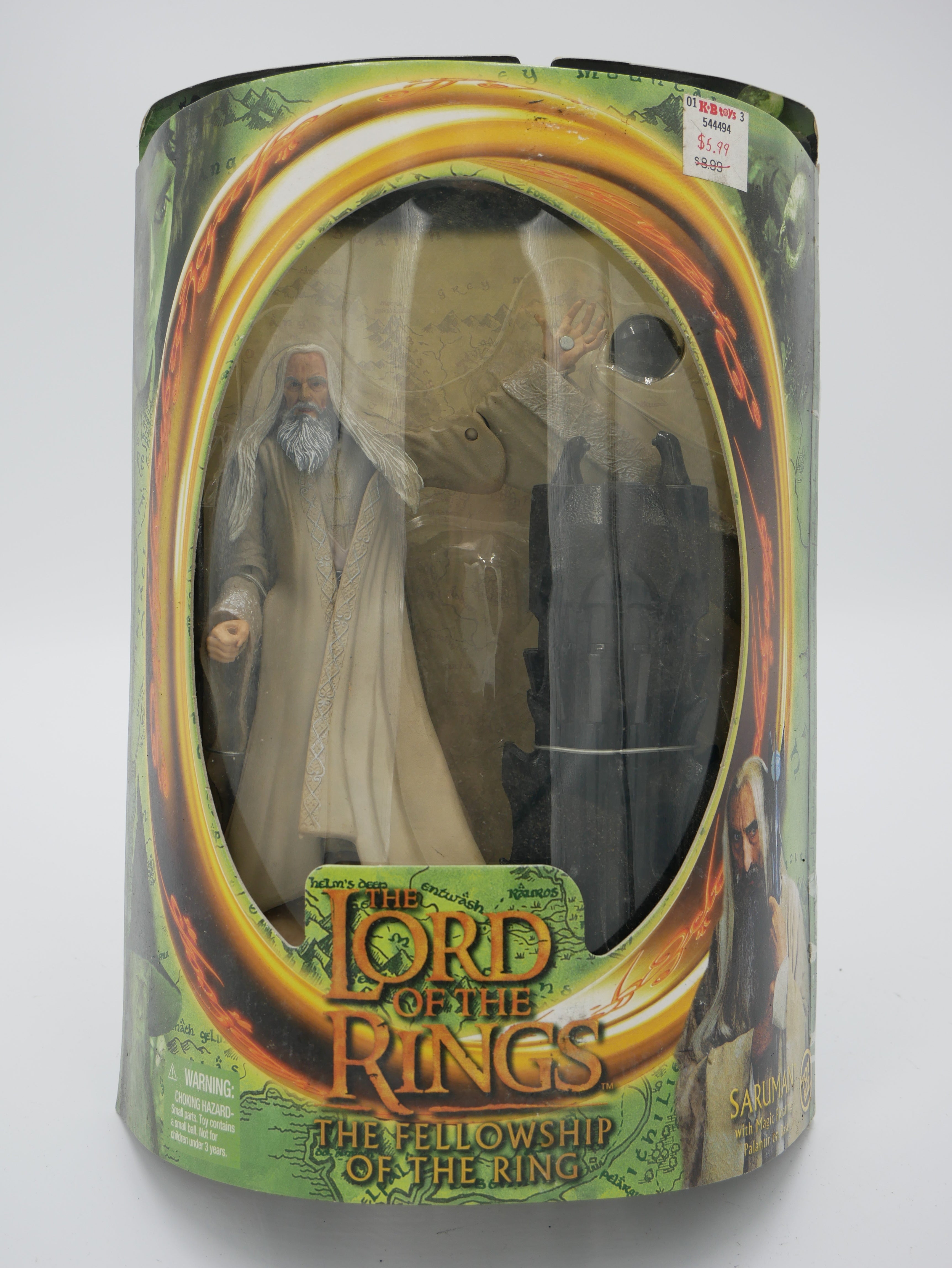 Découpé Carton Saruman Le Seigneur Des Anneaux - Standee Officiel Avec Mini Figurine Offerte, Neuf